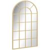 110 X 65 Cm Arched Decorative Wall Mirror for Bedroom Living Room, Modern Window Bathroom Mirror for Home Decor