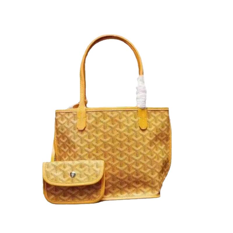 Goya Mini Tote: Dog Tooth Pattern Vegetable Basket Fashion Women's Mother-Child Shopping Bag
