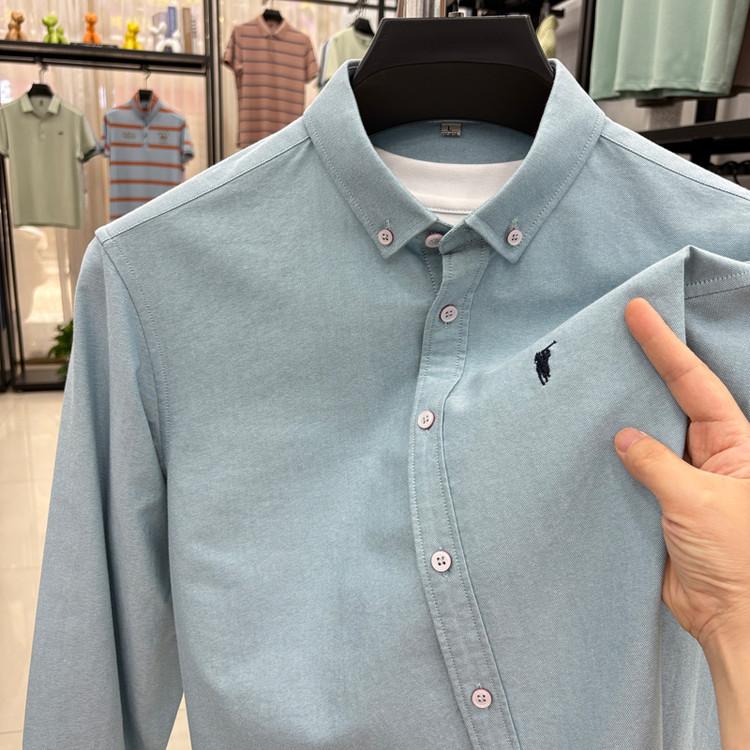 STORN 100% Cotton Corduroy Shirt - Green Long Sleeve M-4XL - Spring Autumn Slim Fit Candy Color Collection