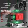 Delixi 12-Line Green Laser Level: High-Precision Infrared Leveling Tool for Walls and Floors