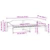 Solid Wood Bed Frame Without Mattress 90x190 Cm Pine Wood