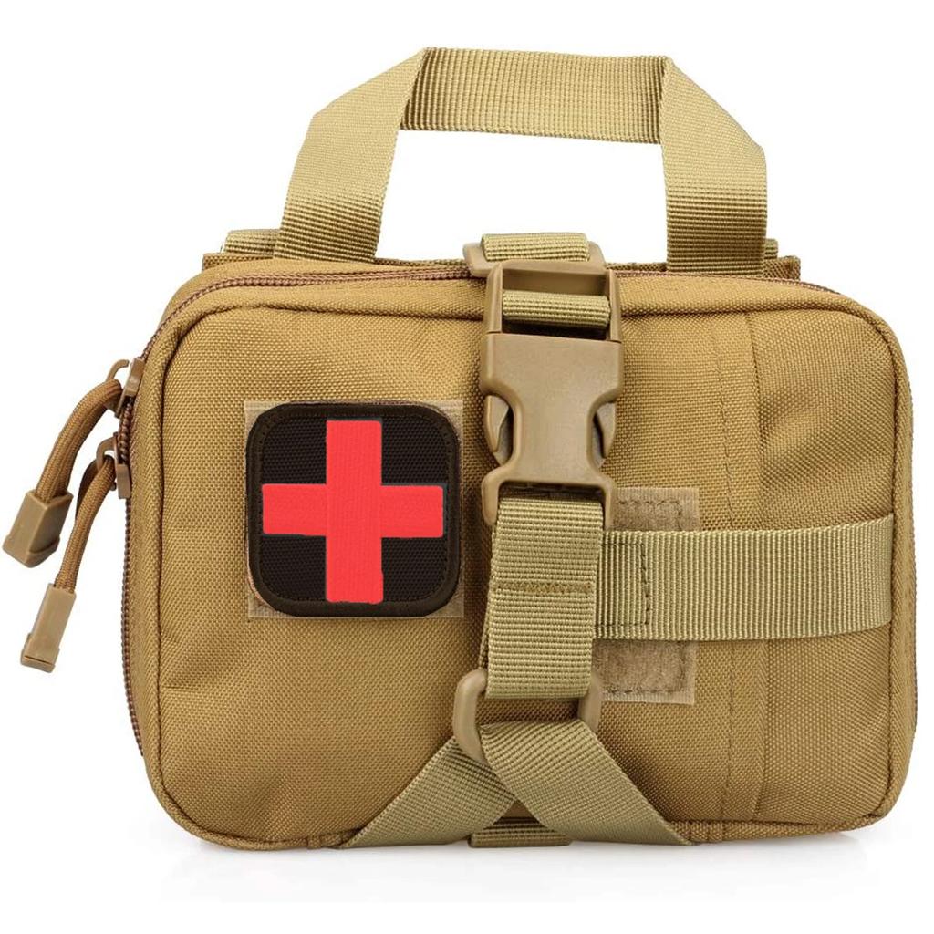 First Aid Bag Upgrade Tactical EMT Pouch Rip Away Molle Medical Kit IFAK Tear-Away Travel Outdoor Hiking Mergency Survival Kit