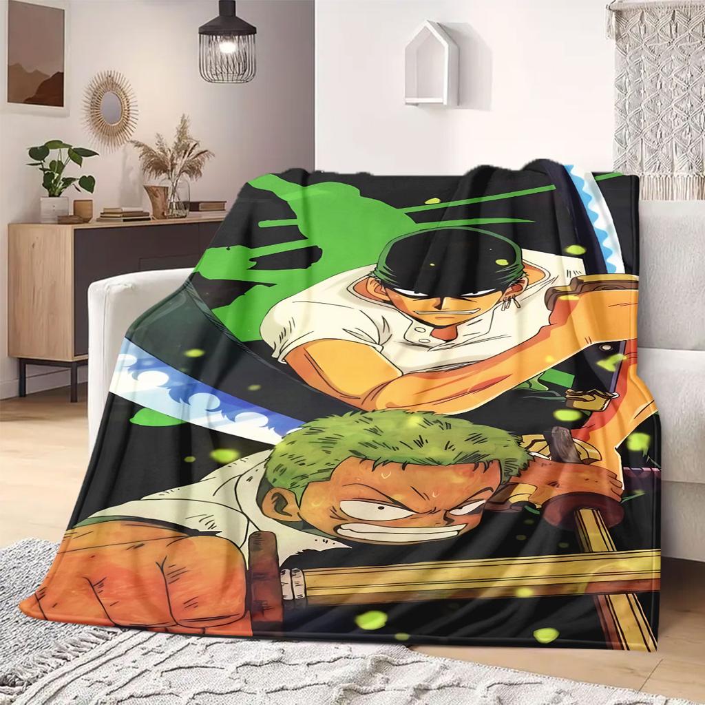 OnePiece Anime Flannel Blanket Warm,Comfortable,Suitable for Bedrooms,Sofas,Beds,Chairs,Picnics,Travel