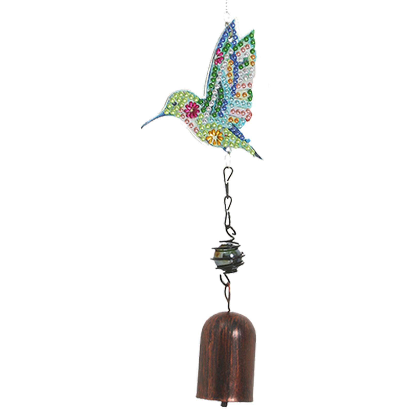 

Animal Wind Chime Metal Diamond Painting Home Decor Diamond Painting Hanging Pendant for Garden Window Decoration