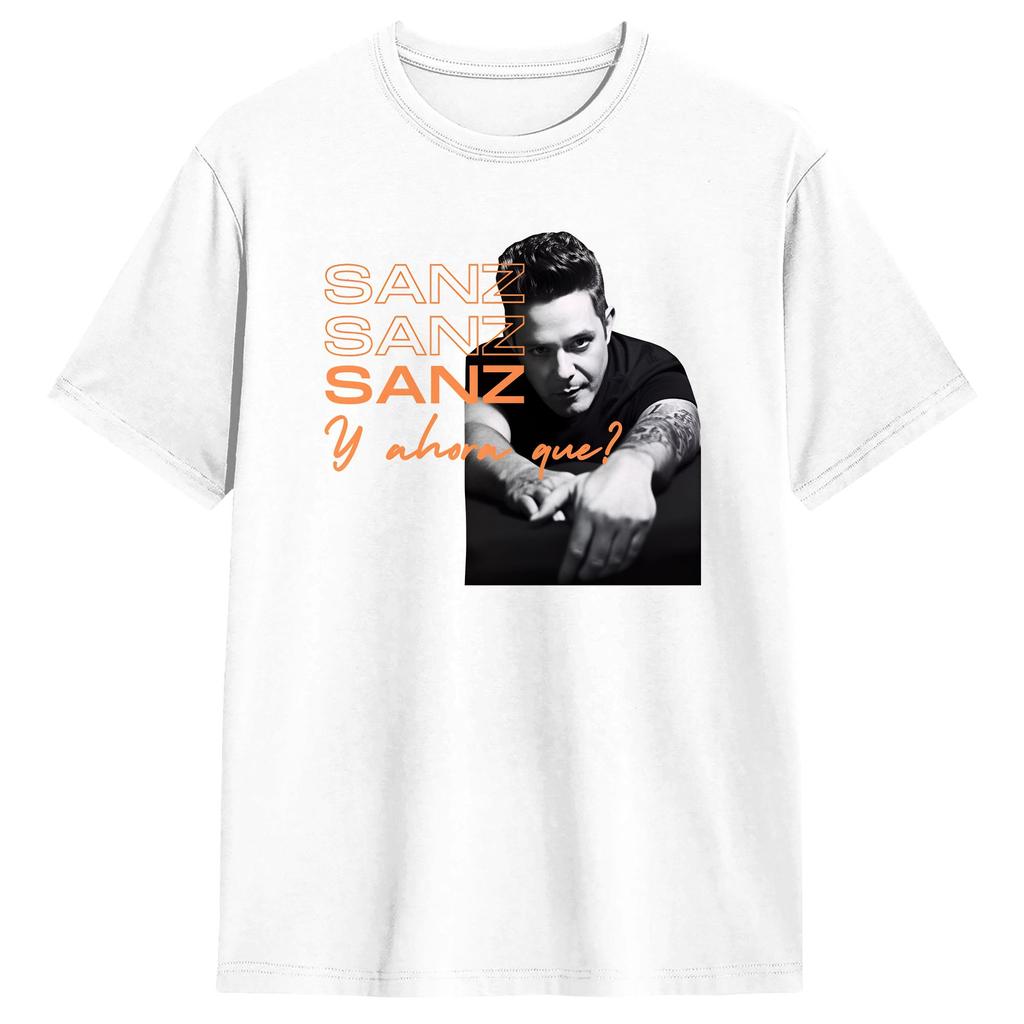 Unisex TShirt Alejandro Sanzs Casual Cotton Tee Shirt Short Sleeve Spanish 2026 Tour T Shirt Round Collar Clothing Plus Size