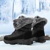 New Winter Waterproof High Top Men Boots Plush Warm Snow Boots Men Sneakers Ankle Boots Outdoor Men's Desert Boots Botas Hombre