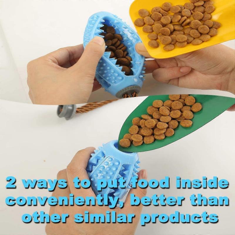 Puppy Teeth Cleaning Chew Ball Toy Durable Natural Rubber Dog Toothbrush Stick Dental Care Dogs - Chewing, Treating, Chasing and Retrieving Fun