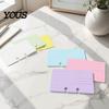 File Card Replacement 300/600Pcs Colored Rotary Refills, 2-1/4" X 4" Business Cards 6 Refills Color Kit, Blank Lined Note