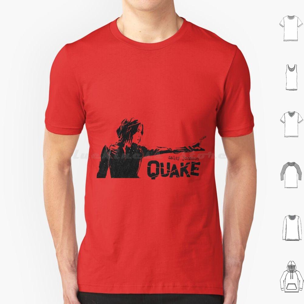Quake T Shirt Big Size 100 Cotton Agents Of Shield Shield Aos Fitzsimmons Daisy Johnson S H I E L D Simmons Leo Fitz Coulson