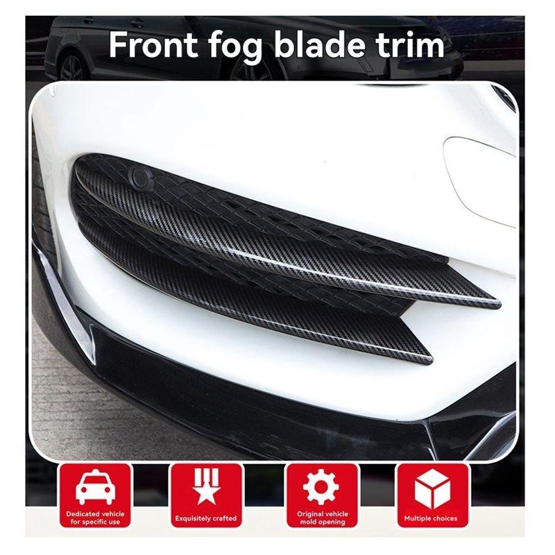 Front Lip Spoiler Grille Air Vent Cover For Mercedes Benz W205 C180 C200L 2015-2018 Car Splitters