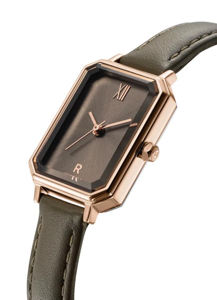 Renata R Octagone Grey Leather Watch RWRLLL6BF001RGGR0