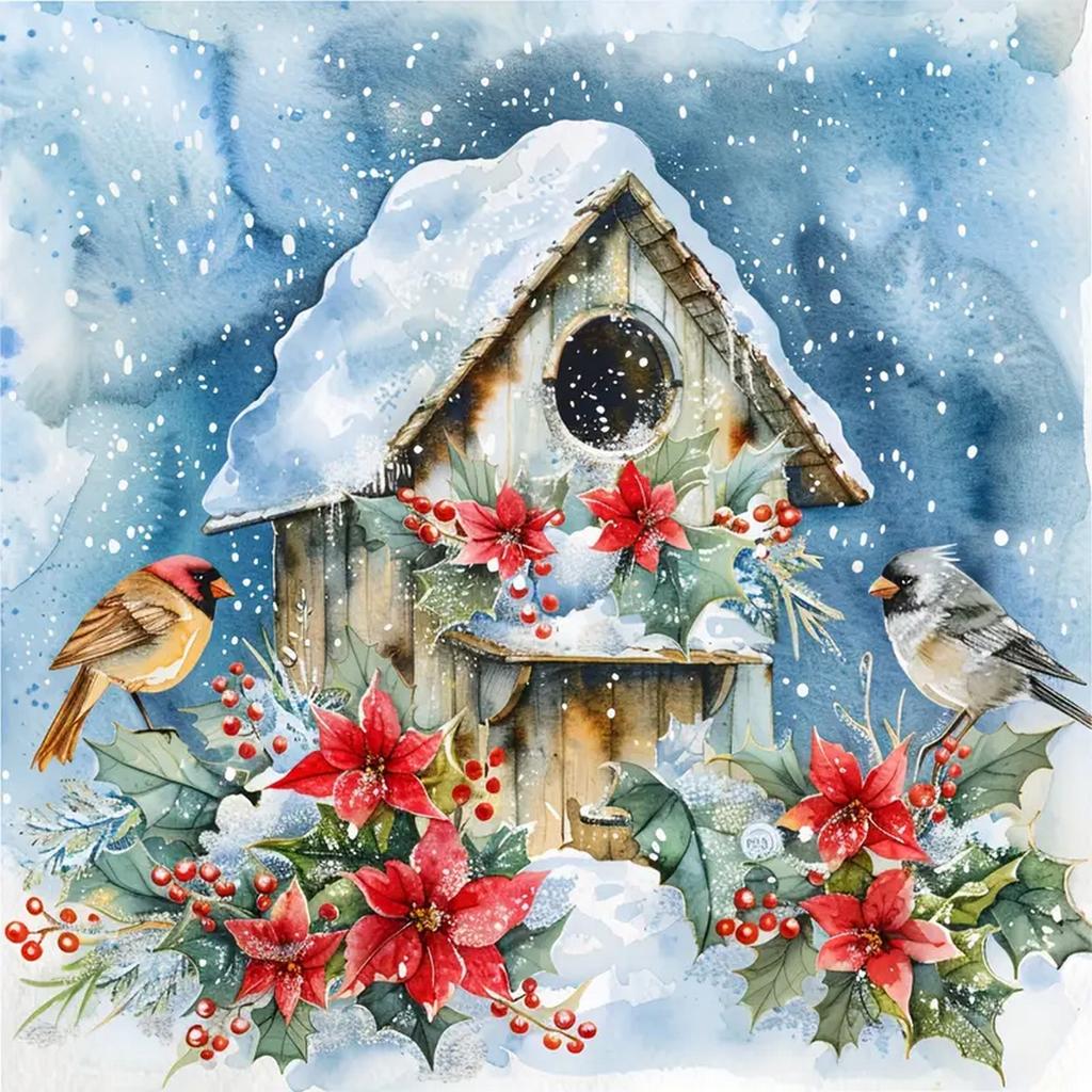 DIY Full Round Diamond Painting Cross Stitch Merry Christmas Santa Claus Snowman Home Decoration Arts Diamond Painting 5d Diamond Art Painting