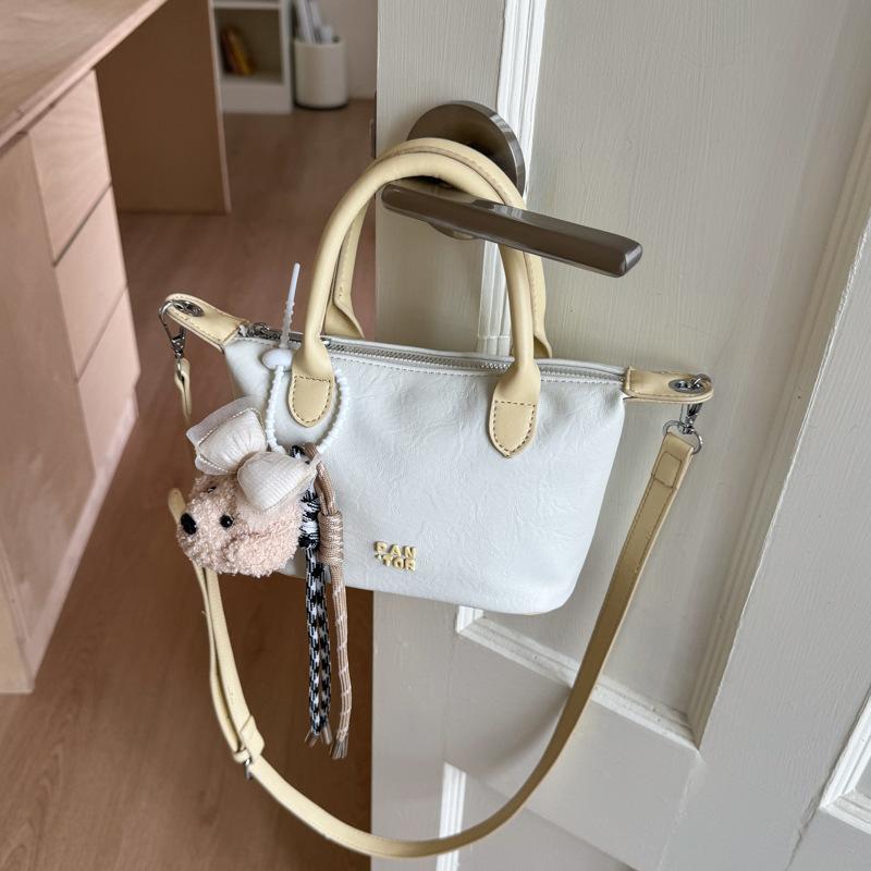 

Popular small bags women s new fashionable and versatile summer messenger bags textured portable bucket bags