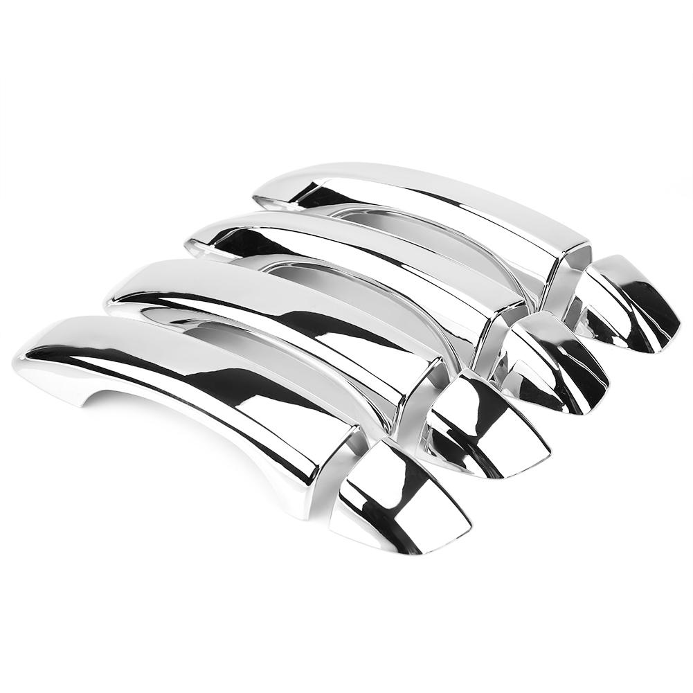 8 Pcs Car Chromium Electroplating Door Handle Cover Trim for MG Zs Suv 2018 2019