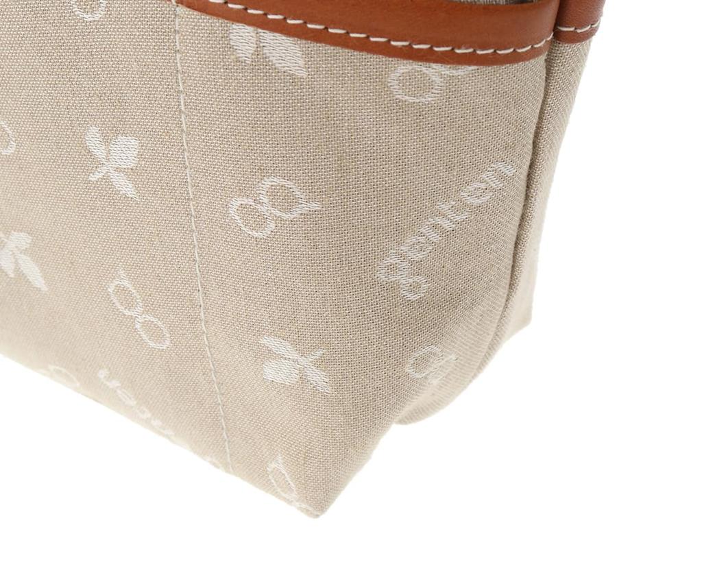 clutch for natural beige [Genten] Cross-punched women,