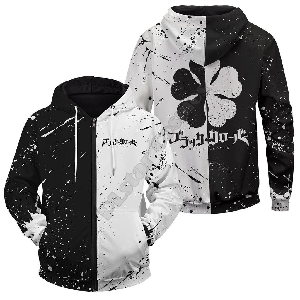 Men's Zipper Shirt Four Season Long Sleeve Cardigan Top 3D Digital Print Hoodie