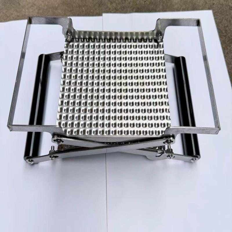 Batticarne Manuale Portatile Veloce Batticarne Acciaio Inossidabile Batticarne per Bistecche Utensili da Cucina Grigliata Formatore di Hamburger di Manzo