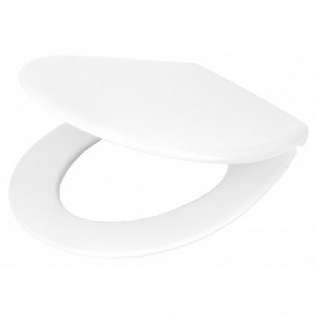 Malwa bathroom toilet seat, white