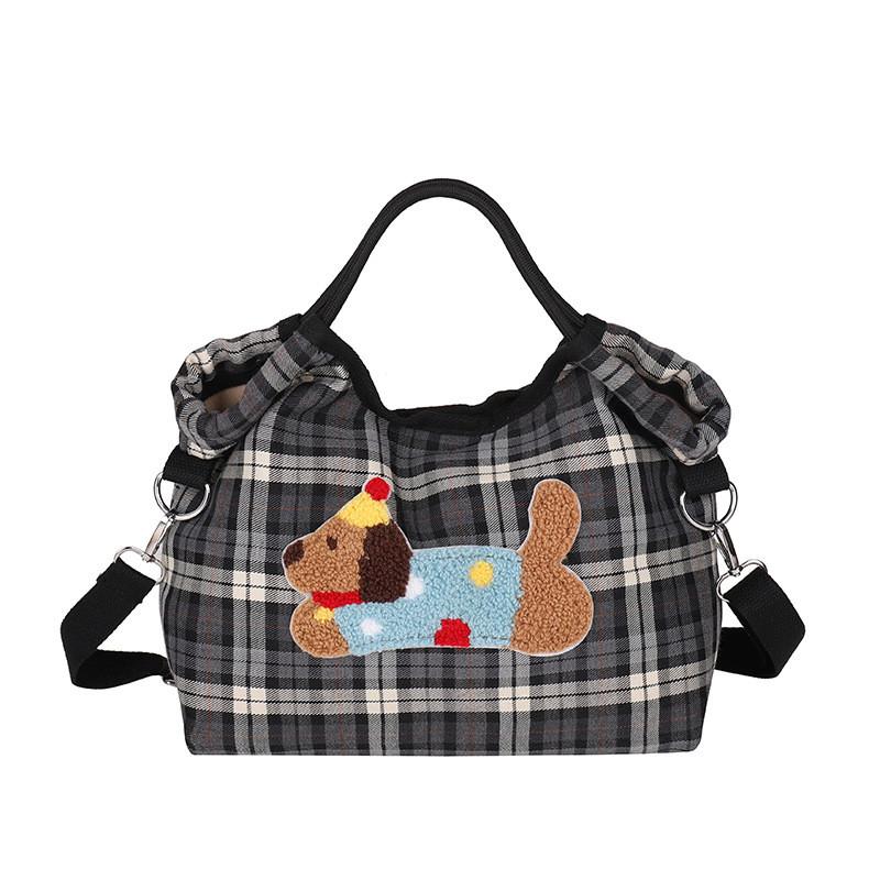 Adorable Cartoon Dog Children's Backpack Stylish Large Capacity Shoulder Bag For Kids