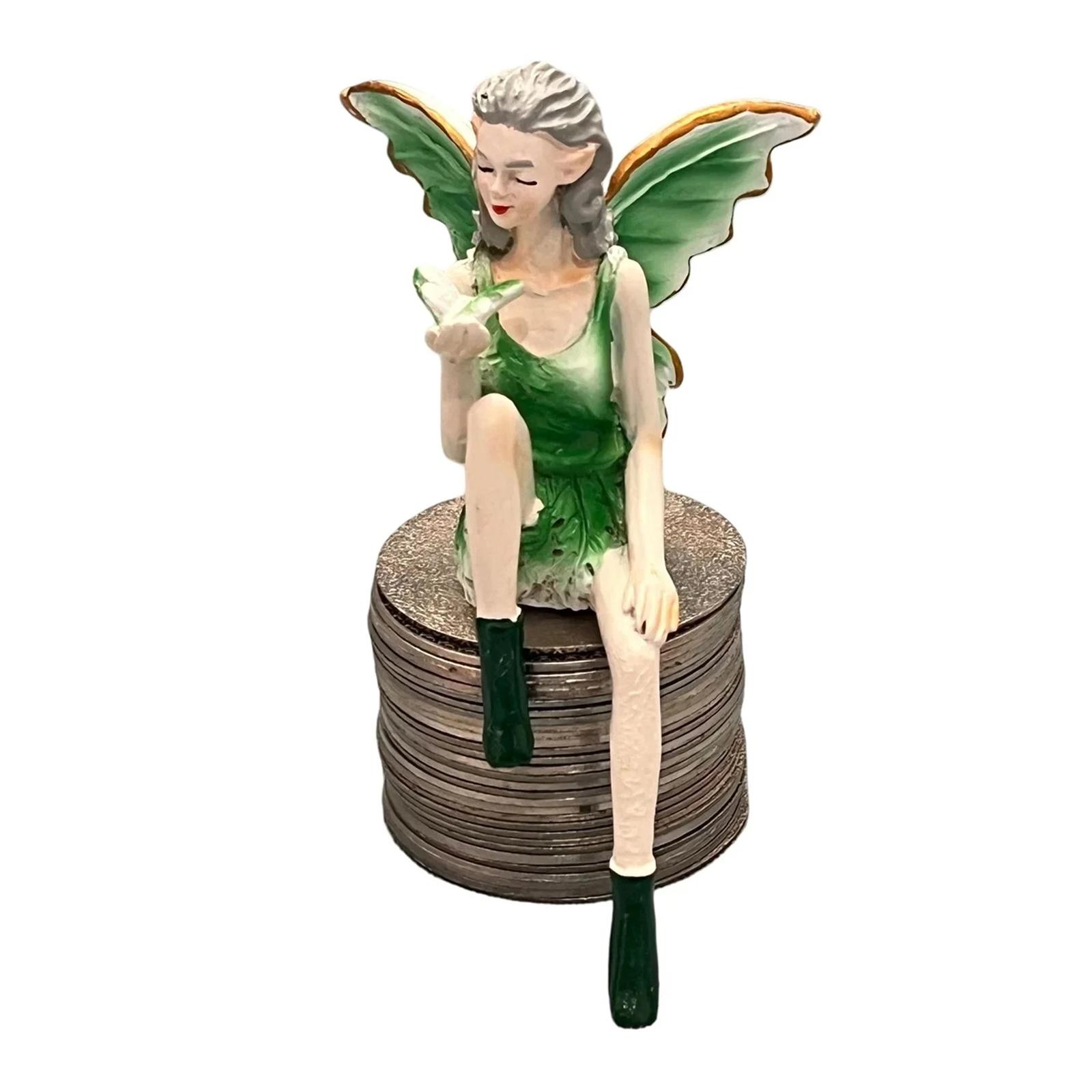 

Miniature Fairy Figurine Ideal Gift Craft Decorative Waterproof Fairy Garden Accessories for Windowsills Offices Entrances Desks
