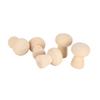 20PCS Unfinished Wood Wood Mushroom Head Mushroom Paintable Wooden Peg Dolls Hand Painted Unfinished DIY Decoration DIY Projects