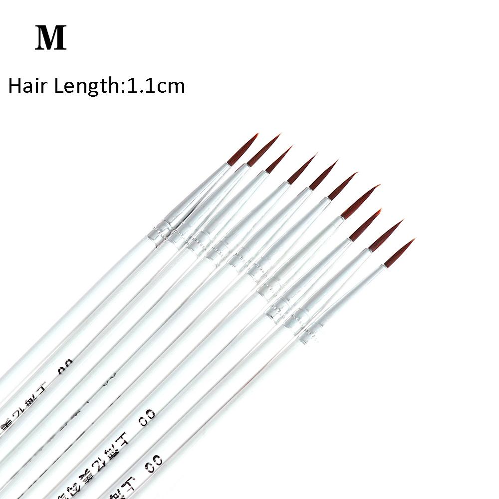1Set Acrylic Painting Pen Fine Hand Painted Thin Hook Line Pen Drawing Art Pen Paint Brush Nylon Brush Art Supplies