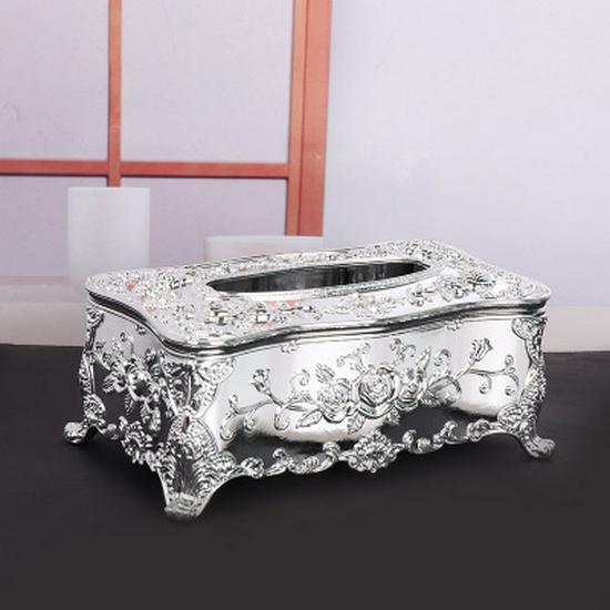 European Style Plastic Tissue Box for Living Room, Dining Table, KTV, and Creative Napkin Display