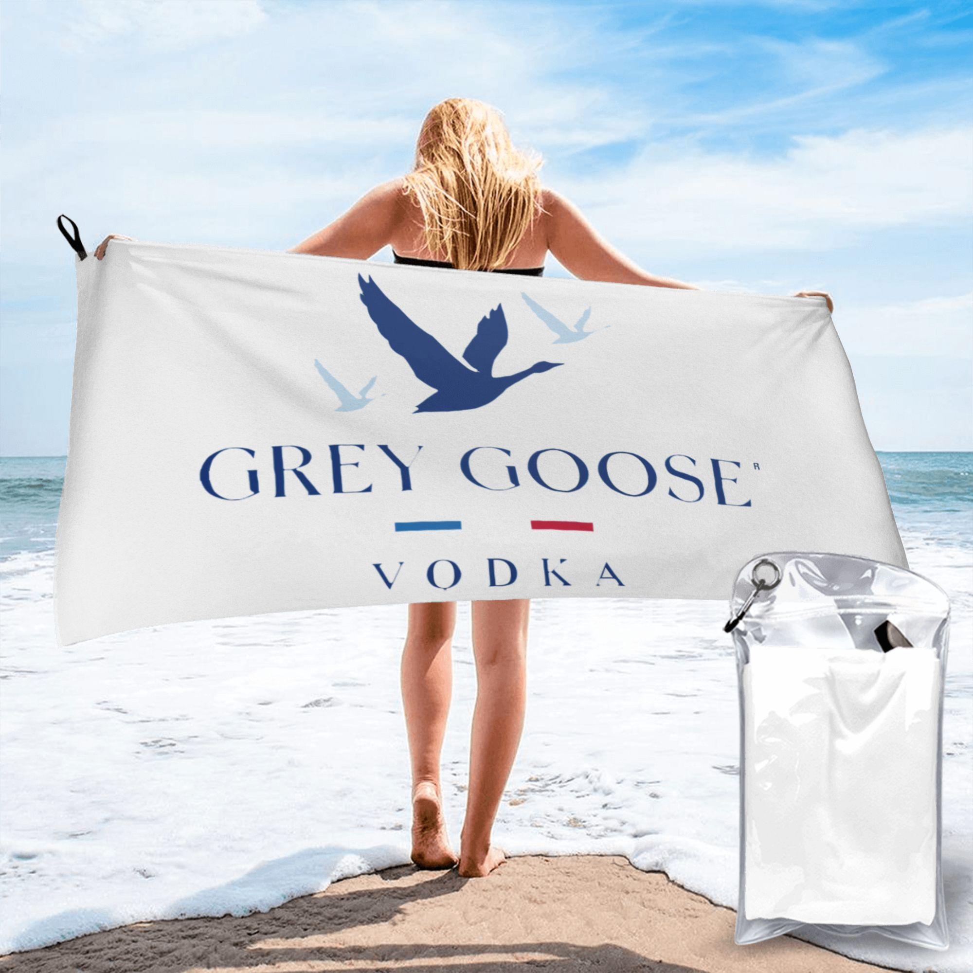 

Grey Goose Vodka Beach Towel Soft Microfiber Quick Dry Absorbent Quick Towels For Yoga W40*H60(CM)