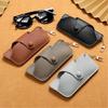 MultiFunctional Eye Glasses Container Case for Travel and Daily Use with Secure Snap Closures and Soft Flock Interior