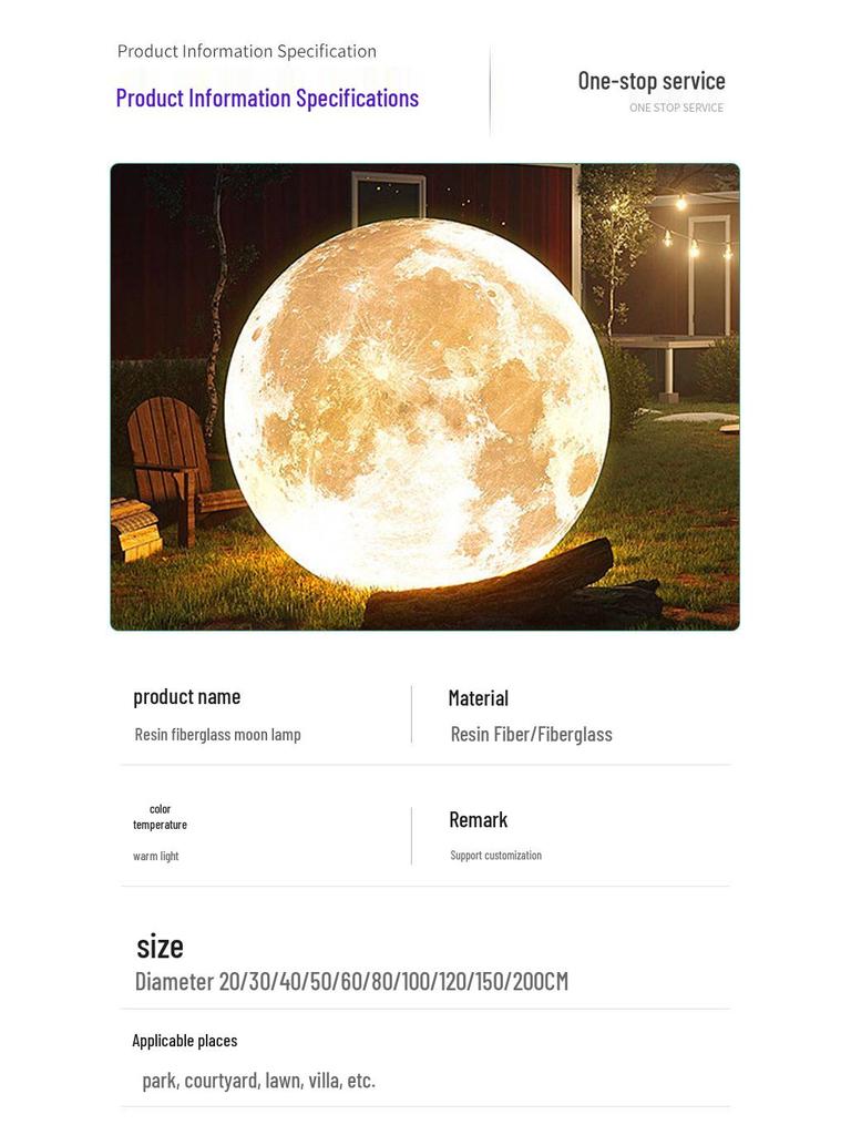 Moonlight Waterproof Solar Crater Lawn Light for Outdoors