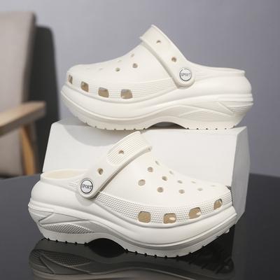 Kinder Eltern-Kind Loch Schuhe Kinder Baby Mutter Atmungsaktive Außen Hausschuhe Rutschfeste Dickbesohlte Strandsandalen Damen