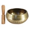 Tibetisch-buddhistische Klangschale, Buddha-Klangschale, Musikinstrument für Meditation mit Stab, Yoga, Heimdekoration