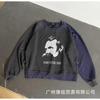 Unisex Oversized Cotton Graphic Print Hoodie Streetwear Loose Fit Casual Sweatshirt