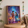 Disney Aladdin and Jasmine Oil Painting Kit Romantic Palace Home Decor Gift