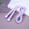 Two-pack student exam training fitness sports racing jump rope with pen-style handle and solid PVC rope
