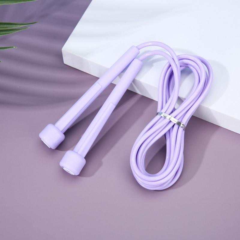Two-pack student exam training fitness sports racing jump rope with pen-style handle and solid PVC rope