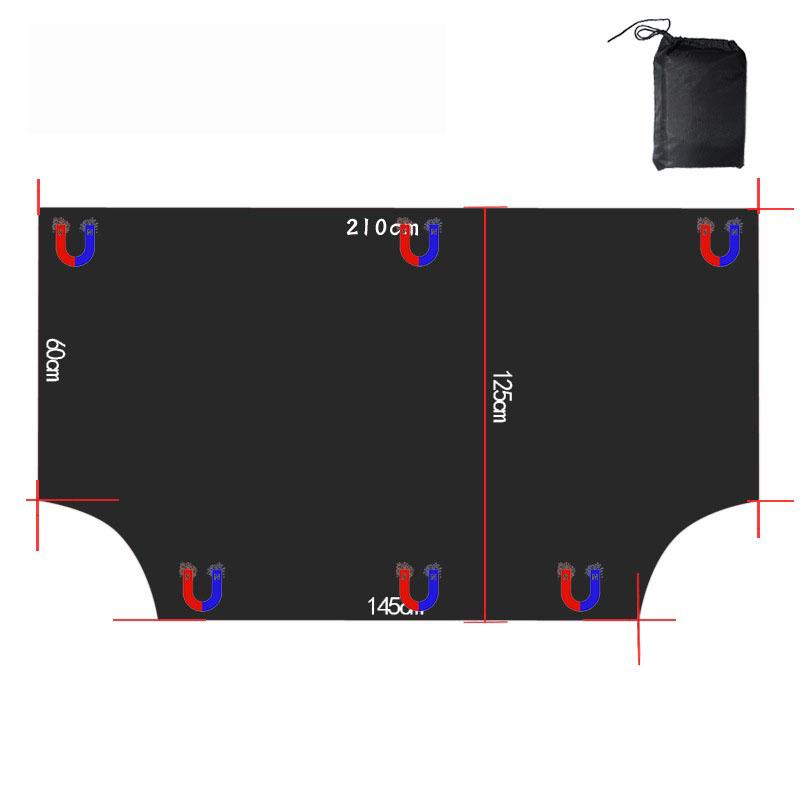 

Автомобильный передний чехол на лобовое стекло, автомобильный магнитный солнцезащитный козырек, лобовое стекло автомобиля, козырек от солнца и снега, водонепроницаемый протектор Windscreen Cover