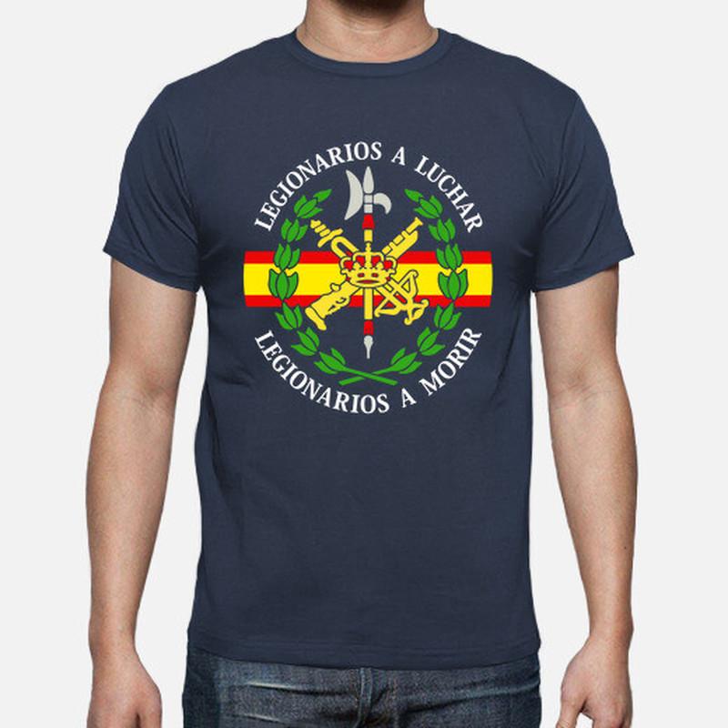 

Spanish Legion Tercio De Extranjeros Men T-Shirt Short Sleeve Casual 100% Cotton O-Neck Summer Tees 4XL