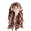 Asian-Style Long Curly Full Head Wig with Highlights for Women