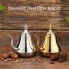 1.2/1.8L Teapot With Tea Filter 304 Premium Stainless Steel Coffee Tea Pot Water Kettle Induction Cooker Stove Cooking Room Kitchen Tool