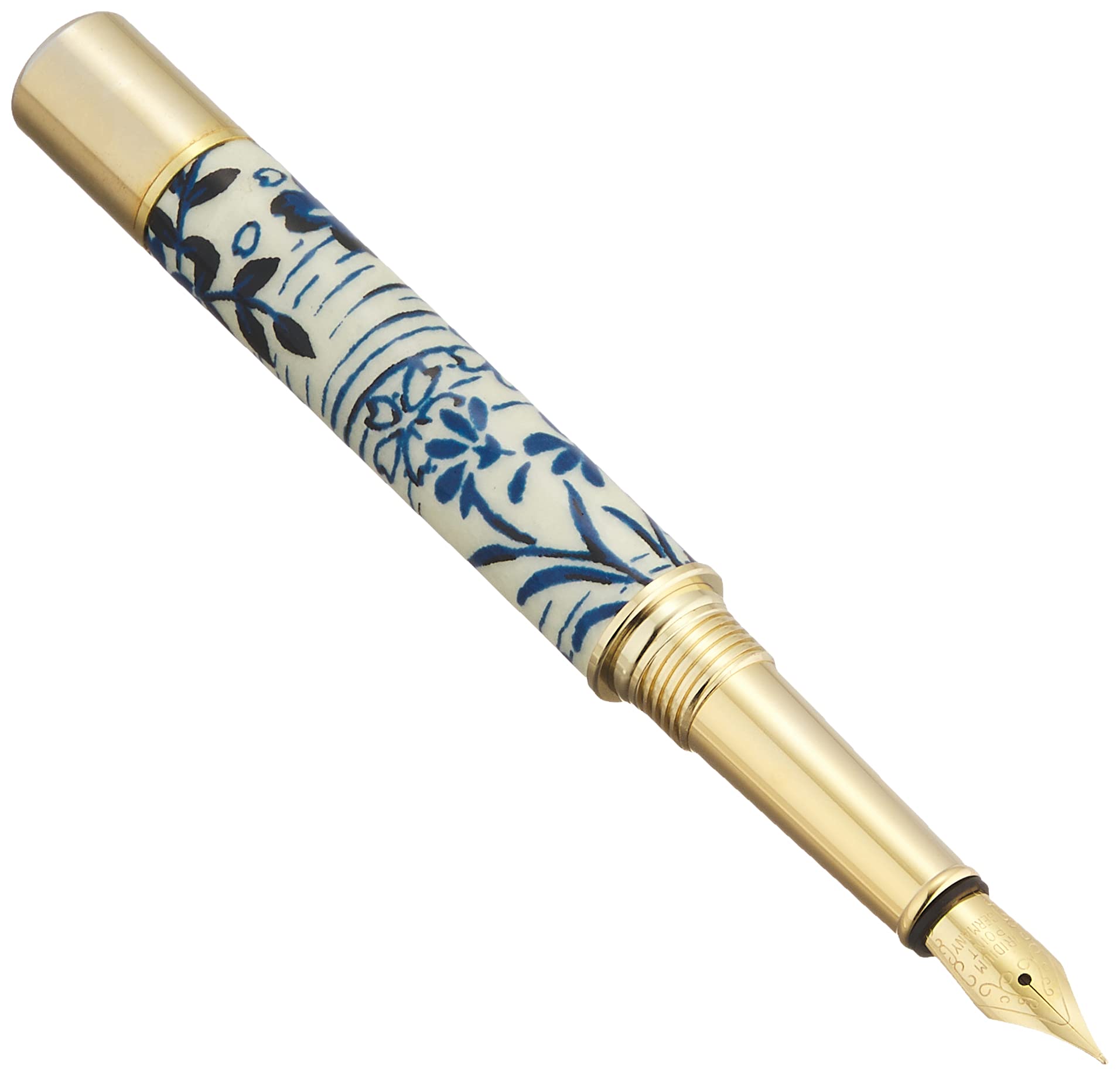 

Mino Washi Fountain cherry blossoms F-STYLE Pen/Indigo dyed/Flowing (indigo)