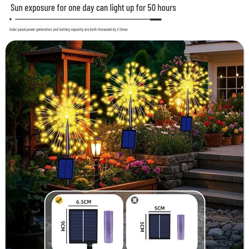 Solar Powered Starburst Garden Lights