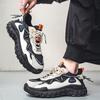 Herren Sneaker Herbst Atmungsaktives Mesh Freizeit Laufschuhe Dicke Sohle Bequem Schnürschuhe Rutschfest Outdoor Sportschuhe