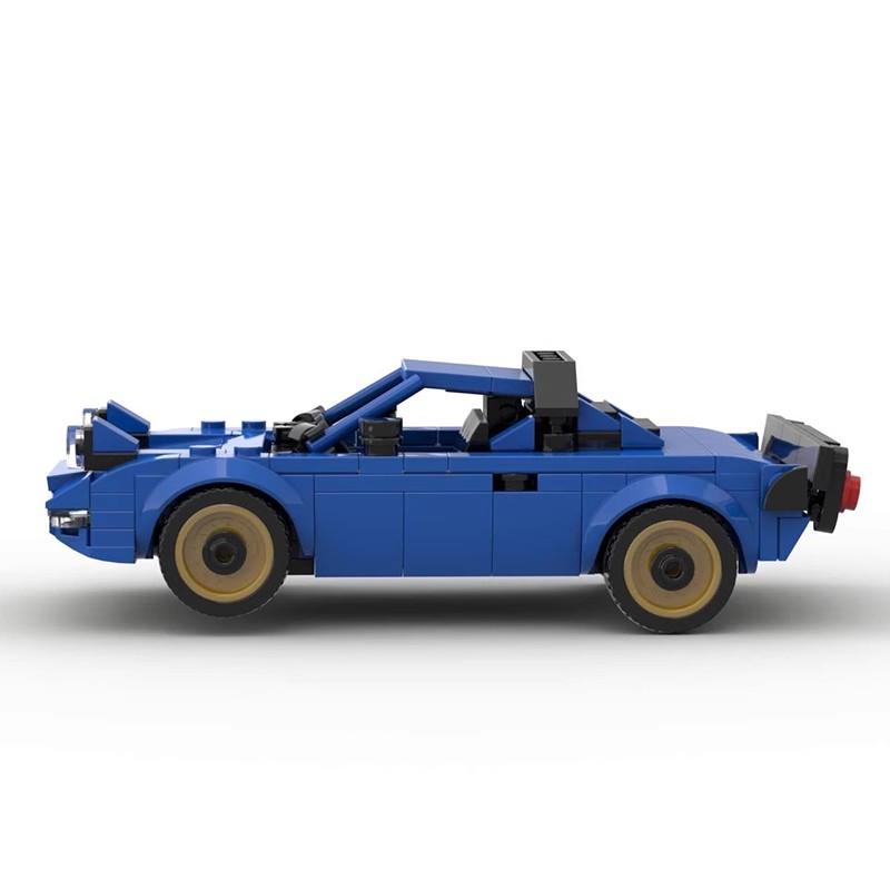MOC Технический Автомобиль Lancia Stratos Скоростные Транспортные Средства Наборы Креативные Суперкар Строительные Блоки Детские Игрушки Мальчики Рождественский Подарок