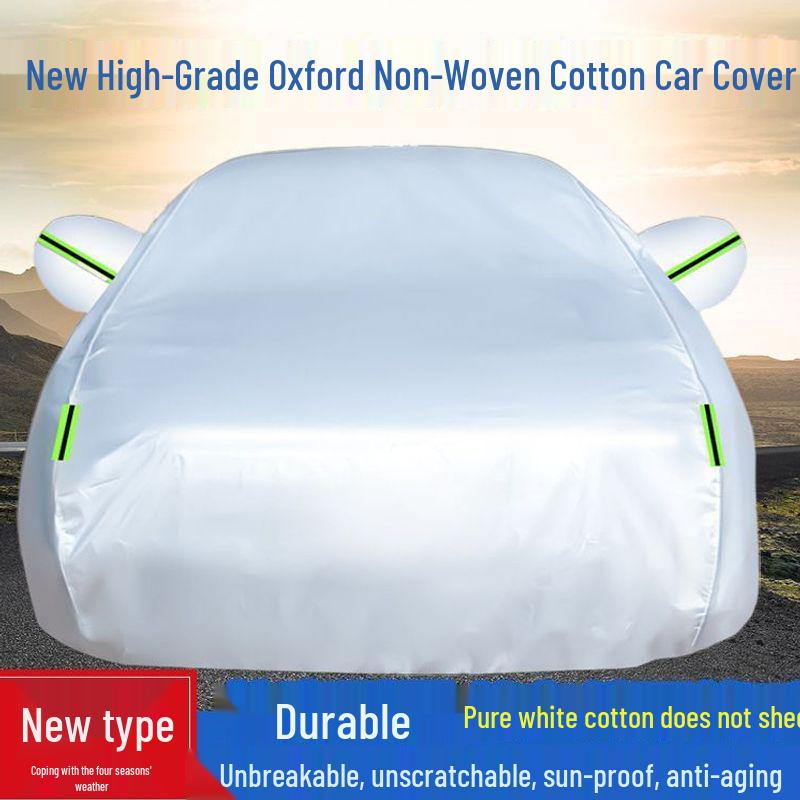All-Season Universal Car Cover: Sunshade, Insulation, Rainproof, Snow Protection, Oxford Cloth, Thickened.