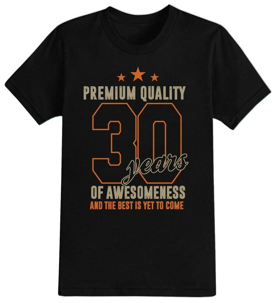 Men's 30th 40th 50th 60th 70th 2023 Birthday T-Shirt Premium Awesomeness Mens