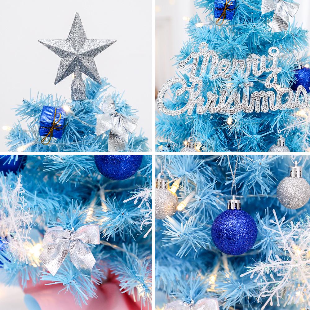 Christmas Blue Mini Tree Set - 45cm & 60cm Decorations