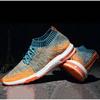 Plus Size Summer Air Cushion Sneakers Socks Men 'S Running Shoes Sport Men Sports Shoes For Boys Blue Orange Knit Boty