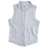 Gilet Sportivo da Donna Senza Maniche con Collo Rialzato ad Asciugatura Rapida per Corsa, Fitness e Yoga