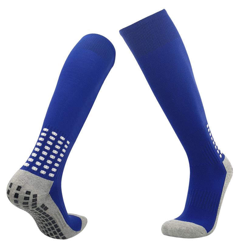 Low Price Free Shipping Custom logo Sport Soccer Socks Football Socks Average Size синий